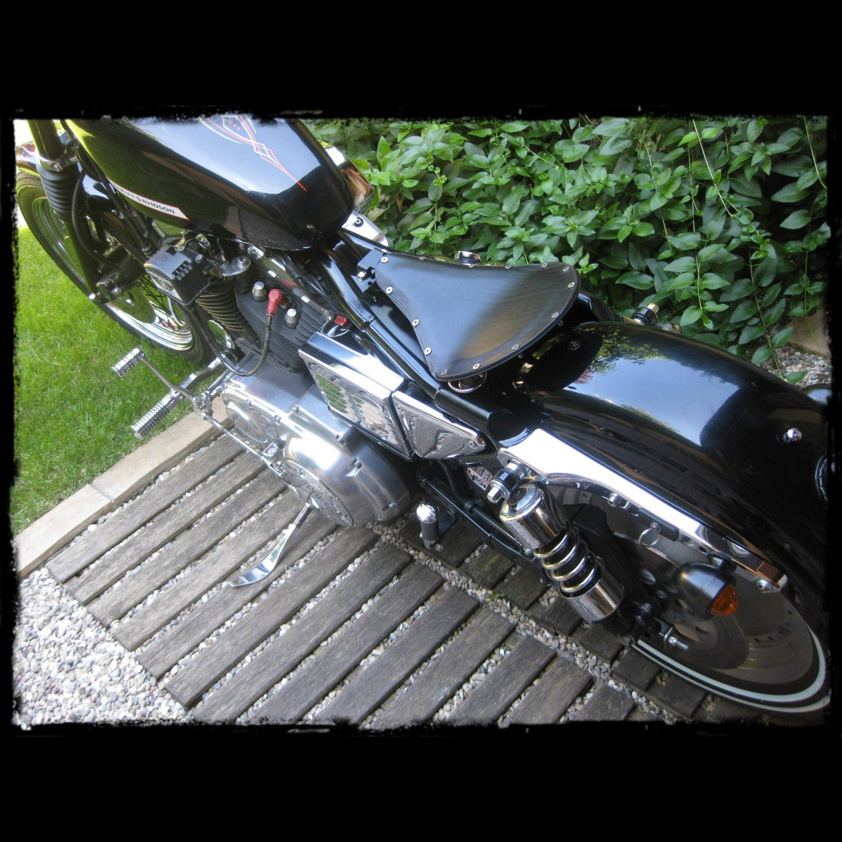 dhcustom rivet blk solo seat standard - universal