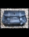 dhcustom blk leather saddlebag