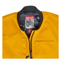biltwell 4 speed canvas vest - gold