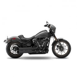 kesstech fusion long 2-2 exhaust blk big - 114" M8 Softail