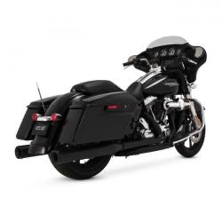 vance & hines 4" eliminator 400 slip-on mufflers blk - 95-16 FLT