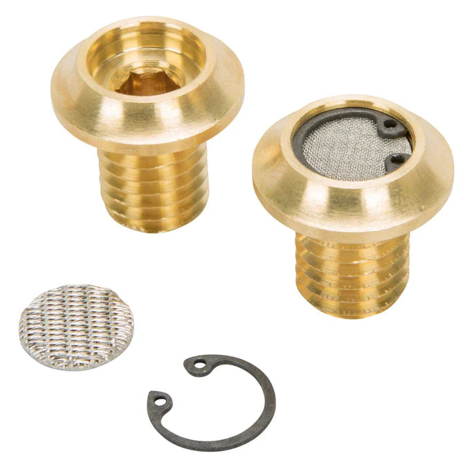 lowbrow radius breather bolts brass - 99-17 TC/ 17-24 Touring/ 17-24 Trike