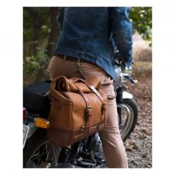 trip machine outlaw saddlebag - vintage tan