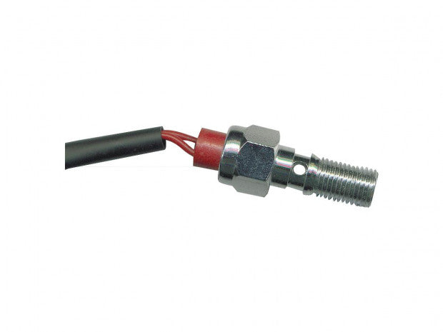 goodridge banjo bolt w stoplight switch 7/16-24 bolt - chr