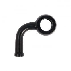 trw varioflex banjo fitting blk - 3/8"-10mm, 90 degree right
