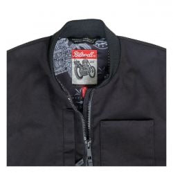 biltwell 4 speed canvas vest - blk