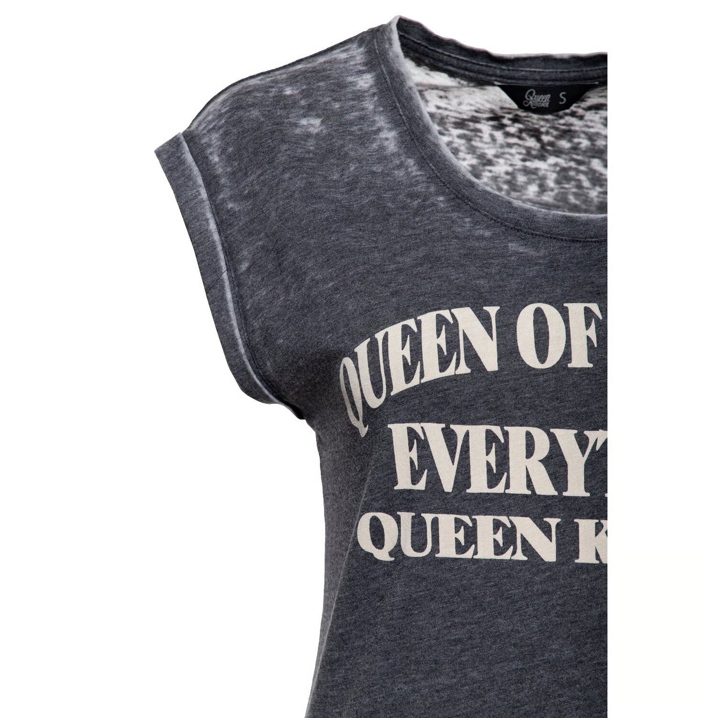 queen kerosin queen of everything women t-shirt - anthracite