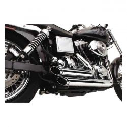 vance & hines 2-1/2" shortshots staggered exhaust chr - 91-05 Dyna