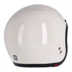 13 1/2 skull bucket helmet vintage white