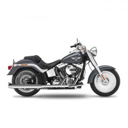 kesstech 2-2 FLSTS crossover slip-on ESM2 chr - 07-11 Softail