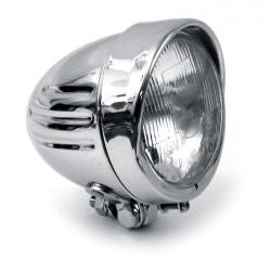 bullet visor grooved 4.5" fényszóró króm
