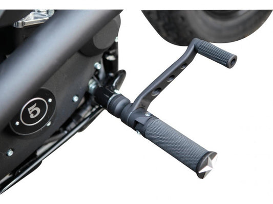 forward control kit base rubber blk - 04-13 Sportster