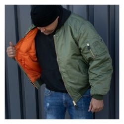 MA-1 bomber flight jacket - green