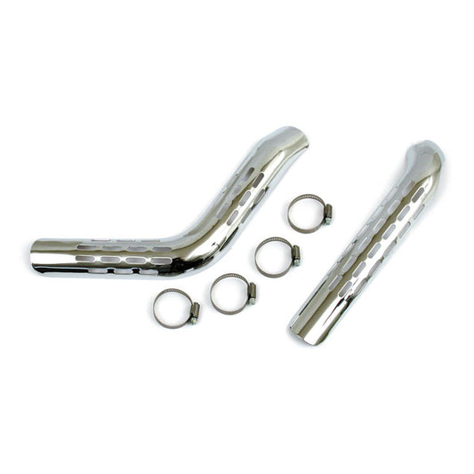 univerzális perforated kipufogórendszer hőpajzs szett- 84-09 Softail/84-94 FXR/84-85 FX