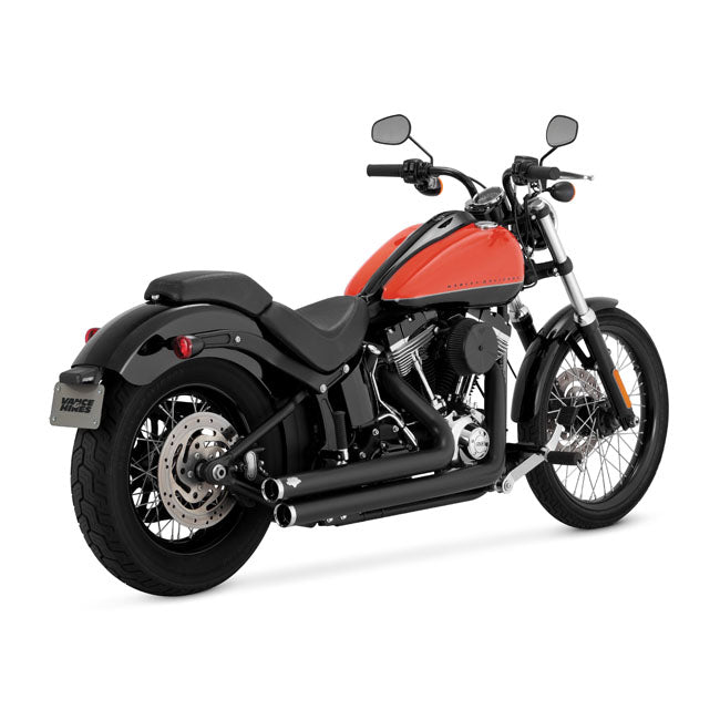 thorcat - v&h bigshots 2-2 kipufogórendszer fekete - 06-16 Softail