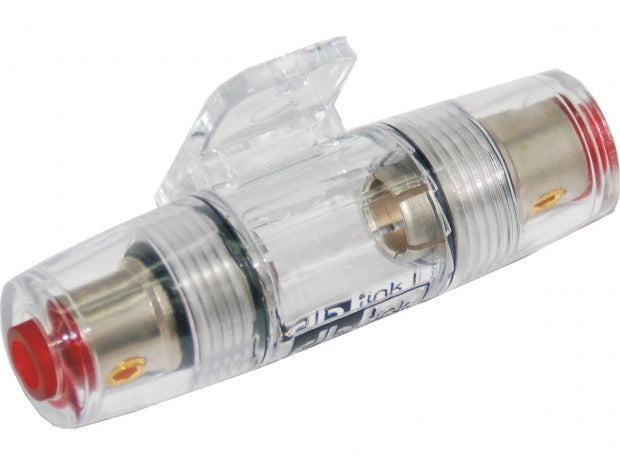 NAP-aguFH–agu nickel plated 4/8 gauge in-line agu fuse holder