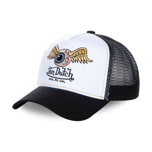 Von Dutch Eyes Baseball Cap White/Black