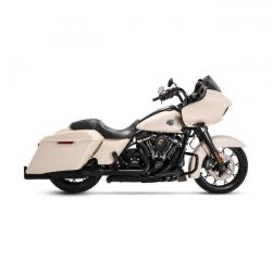 vance & hines pcx dresser duals crossover headers blk - 17-24 FLT/ 23-24 FLH