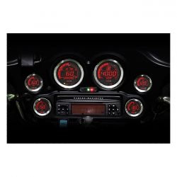 koso HD-02 speedometer / tachometer 6pcs gauge kit - 04-13 FLT/Touring