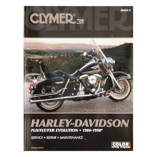 clymer book harley-davidson FLT/FXR 84-98