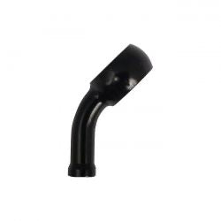 trw varioflex banjo fitting blk - 3/8"-10mm, 45 degree down