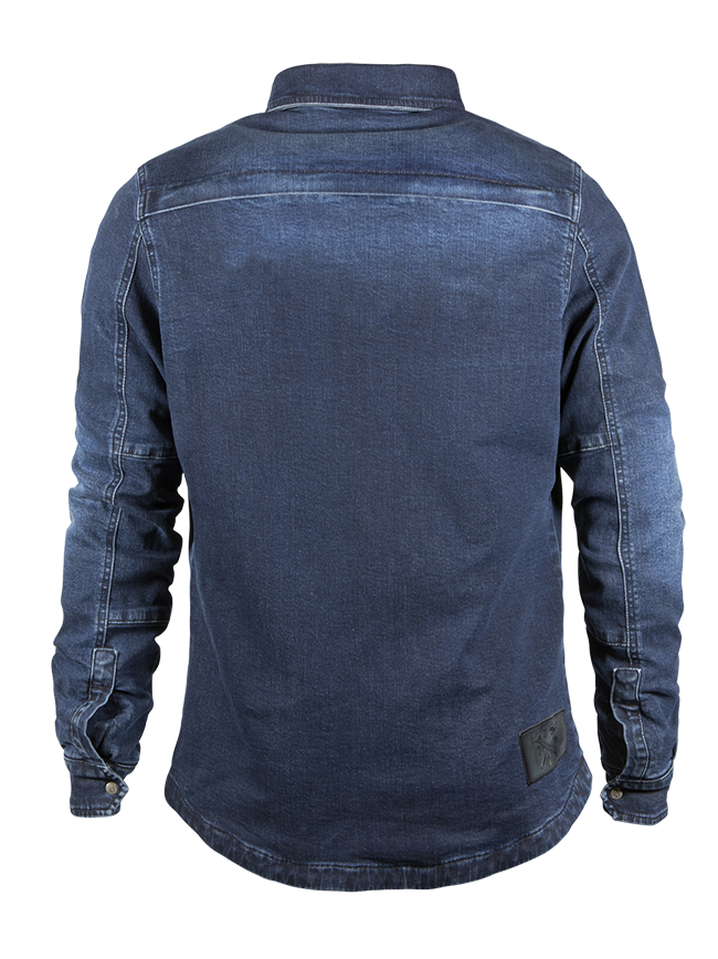 john doe motoshirt xtm kevlár motoros ing - sötétkék