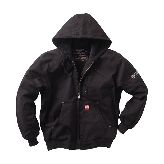 west coast choppers heavy duty work jacket vászon dzseki fekete