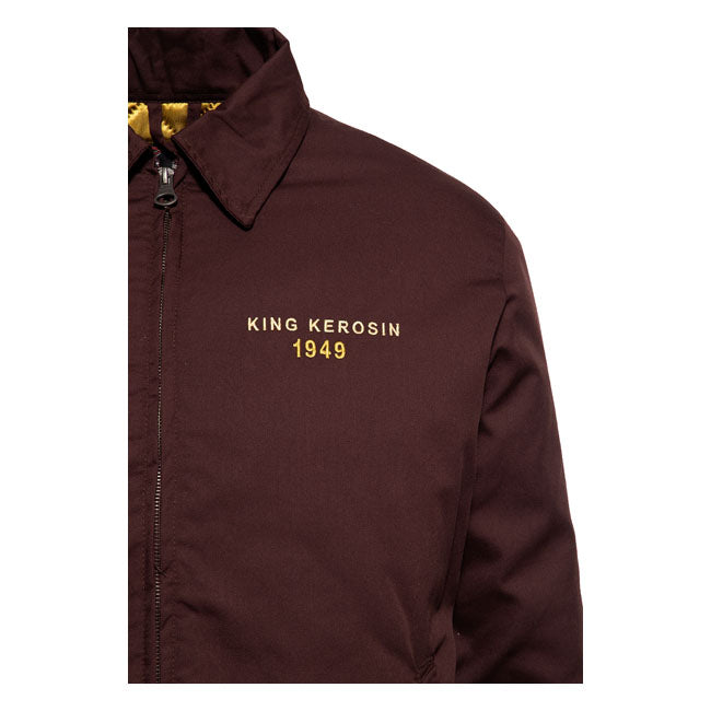 king kerosin 1949 service work jacket dzseki - sötét barna