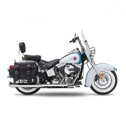 kesstech 2-2 FLSTS crossover slip-on ESM2 chr - 07-11 Softail
