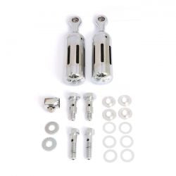 dual breather kit long canister chr - 93-24 Big Twin