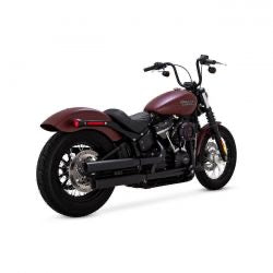 vance & hines eliminator 300 Slip-on pcx mufflers blk - 18-23 M8 Softail