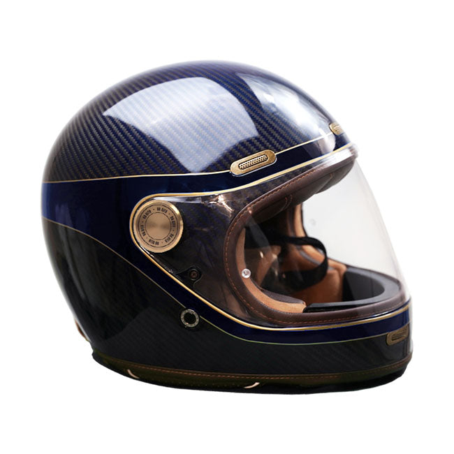 by city roadster roadster III carbon helmet - gold/blue