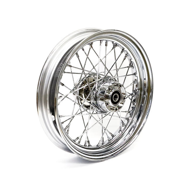 3.0 x 16 hátsó kerék szett 40 króm küllős - 2000-2006 FXST, FLST; 2000-2006 FXD