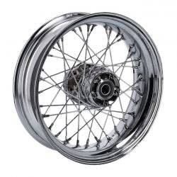 5.0 x 16 rear wheel set 40 chr spokes - 08-20 XL