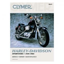 clymer book harley-davidson szervízkönyv sportster 1959-1985