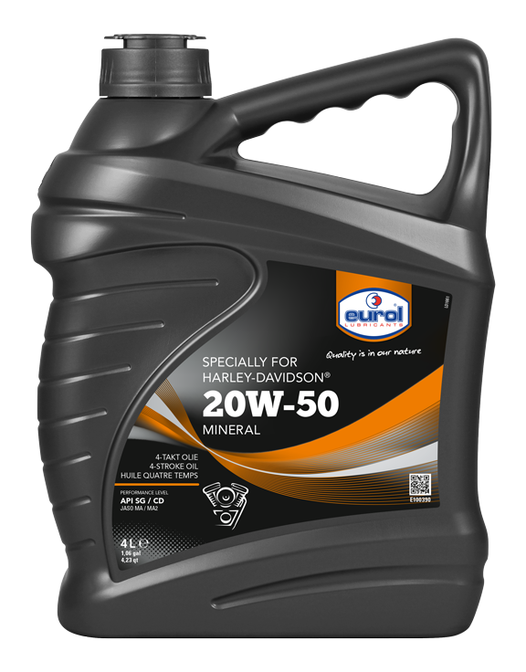 eurol harley-davidson ásványi motorolaj 20W50 - 4 liter