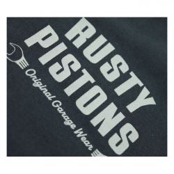 rusty pistons riggins zip hoodie - blue
