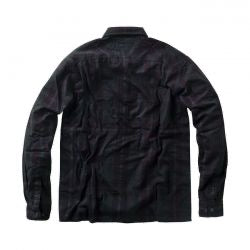 west cost choppers rigid flanel shirt - blk/green