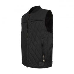 john doe lowrider waxed vest - blk