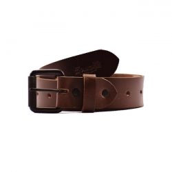 trip machine single pin belt - tobacco brown