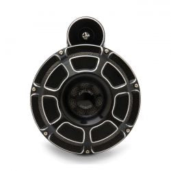 arlen ness billet beveled horn kit - blk - universal