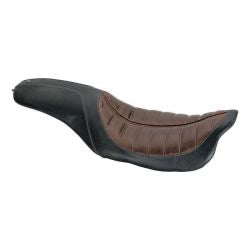 roland sands design 2-up enzo seat blk/brwn - 08-24 FLT/Touring/ 12-24 CVO