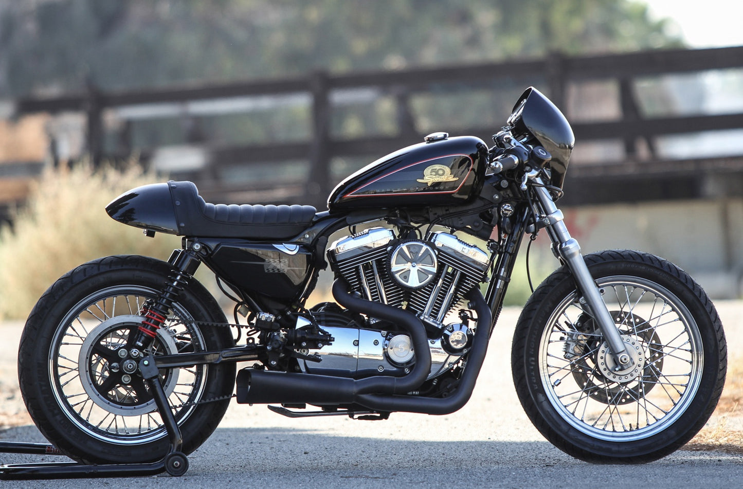 burly brand café racer farokidom/nyeregrész - részleges - XL 07-09