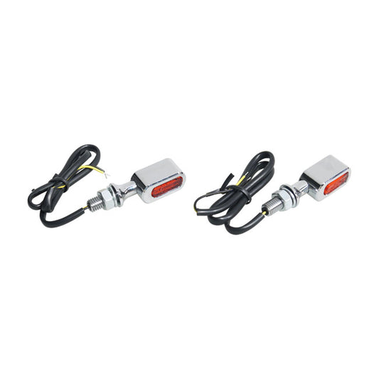 fastline univerzális LED irányjelző & helyzetjelző lámpa króm/sárga - univerzális