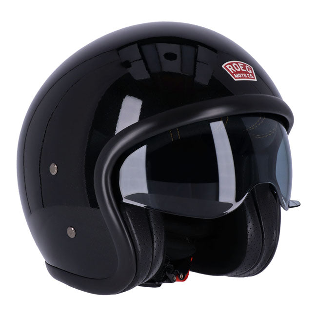roeg sundown jett helmet - gloss blk