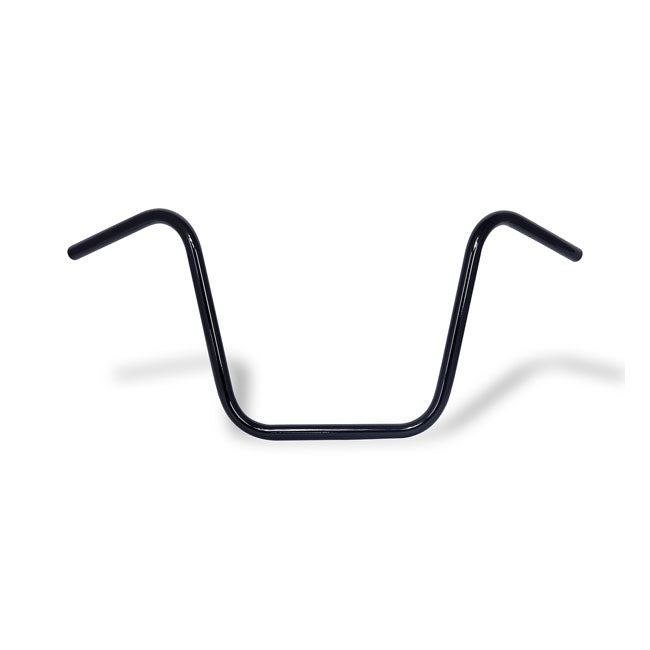 mcs apehanger dimpled 14" handlebar - blk - 82-22 H-D