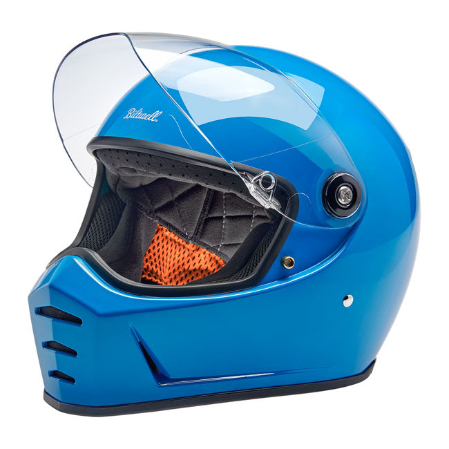 biltwell lane splitter helmet - Tahoe Blue