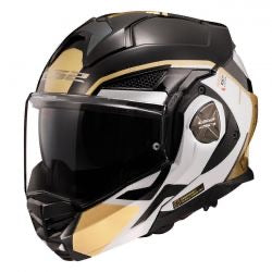 ls2 advant X metryk helmet black gold
