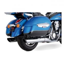 vance & hines twin slash PC / chr - 09-15 Kawasaki VN1700
