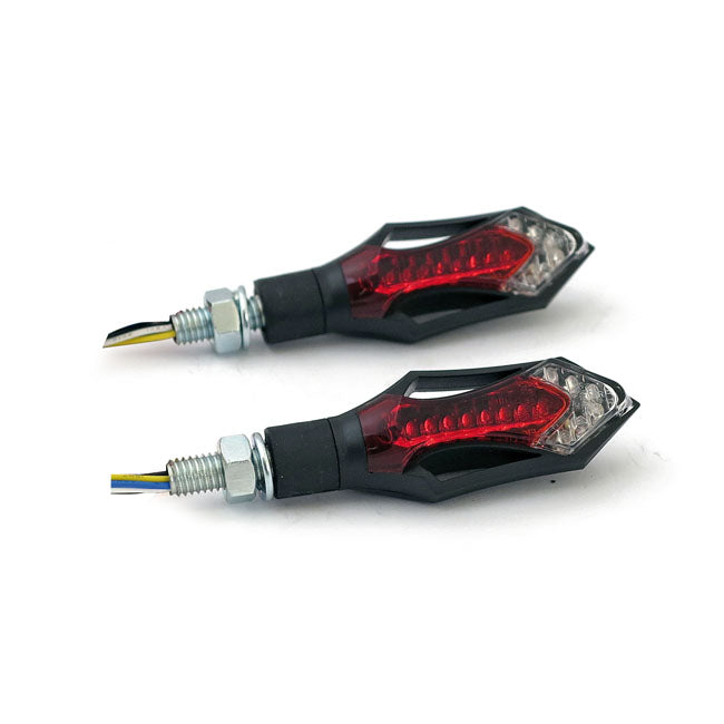hatch led 3-in-1 integrált féklámpa & irányjelző fekete